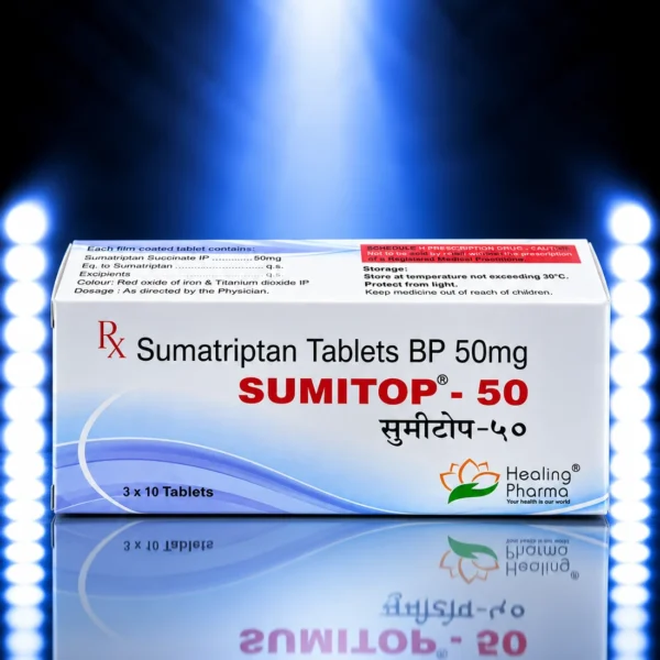 Sumatriptan 50mg x 10 tablets