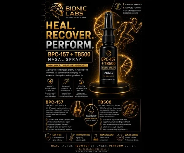 Renew Peptides BPC157 & TB500 Nasal Spray