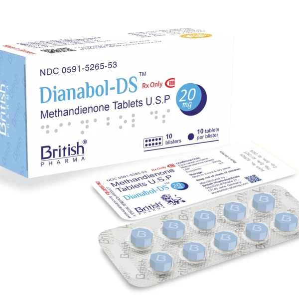 British Pharma DBOL 20mg x 100